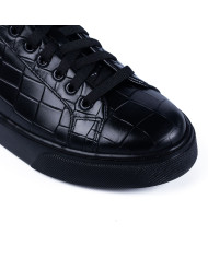 Pantofi Sport Idolo PSB3 Croco Negru  -  Bărbați