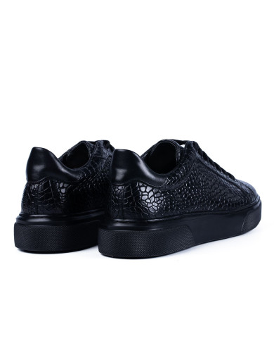 Pantofi Sport Idolo PSB3 Croco Negru 2  -  Bărbați