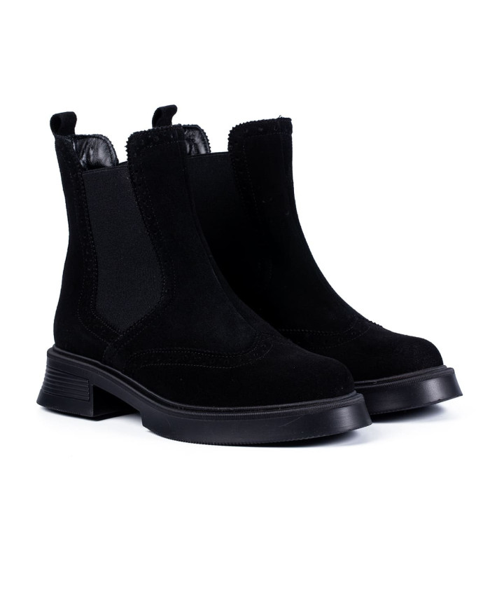 Ghete Idolo GD1 Negru velur -  Femei