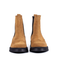 Ghete Idolo GD1 Beige velur -  Femei