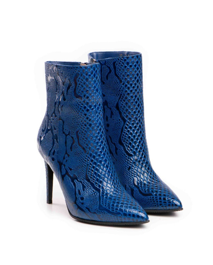 Botine Idolo BD1 AP Blue -  Femei