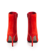 Botine Idolo BD1Roșu Velur -  Femei