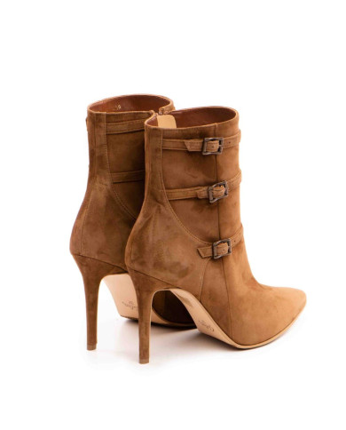 Botine Idolo BD2 Maro velur -  Femei