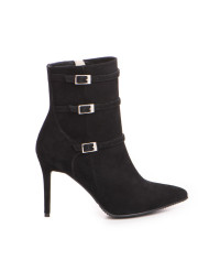 Botine Idolo BD2 Negru velur -  Femei