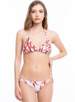 Costum de baie damă Claudia – bikini cu impirmeu multicolor