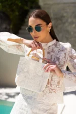 Compleu damă Julia – cămașă, pantaloni scurți și geantă