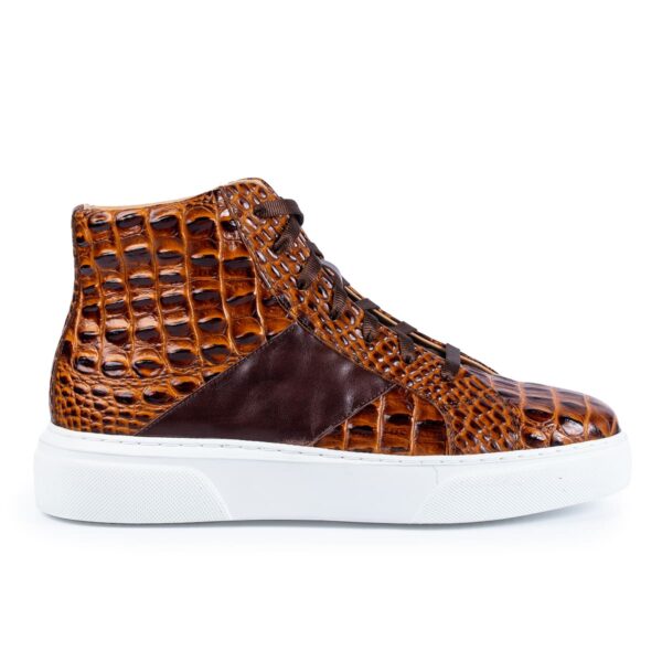 Pantofi Sport Înalți Bărbați HT 1 Croco - maro