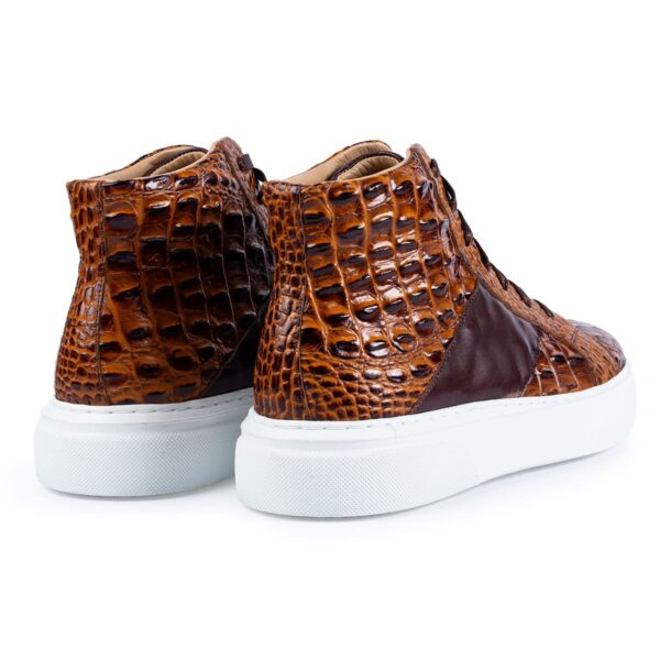 Pantofi Sport Înalți Bărbați HT 1 Croco - maro