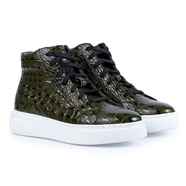 Pantofi Sport Înalți Bărbați HT 1 Croco - verde