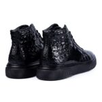 Pantofi Sport Înalți Bărbați HT 1 Croco - negru