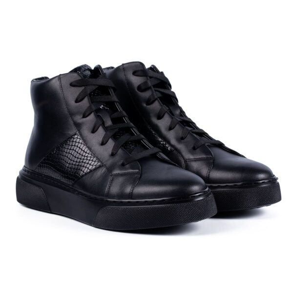 Pantofi Sport Înalți Bărbați HT 1 -negru