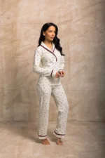 Pijama damă Amour – cămașă și pantaloni lungi