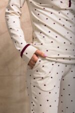 Pijama damă Amour – cămașă și pantaloni lungi