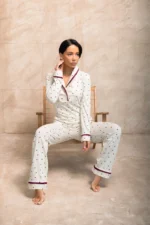 Pijama damă Amour – cămașă și pantaloni lungi