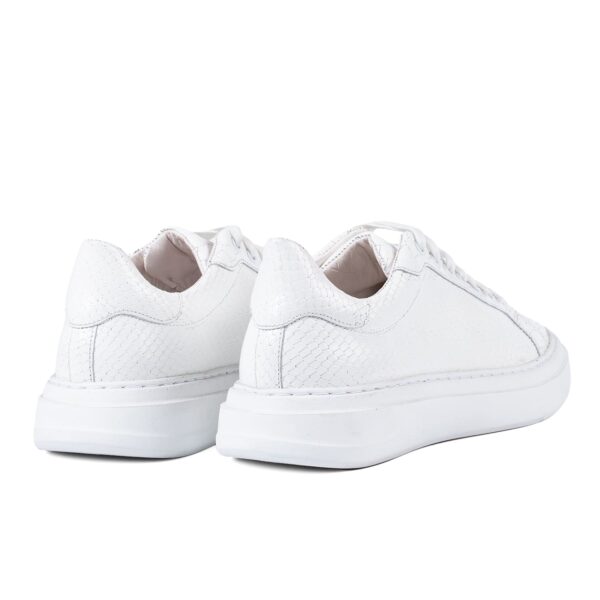 Pantofi Sport Bărbați PSB 1 Croco - alb