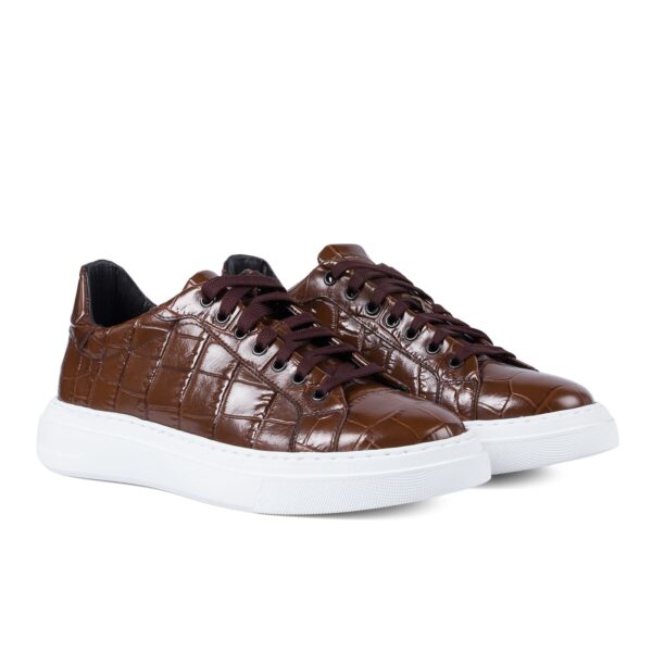Pantofi Sport Bărbați PSB 1 Croco - maro