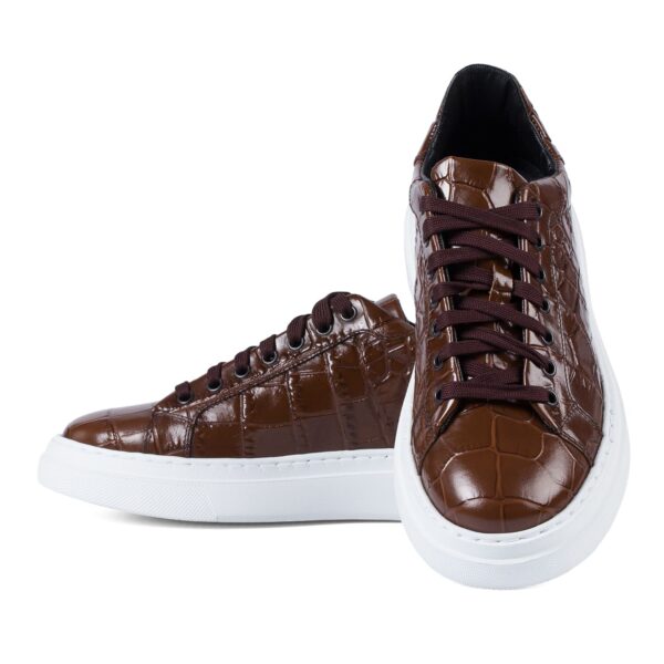 Pantofi Sport Bărbați PSB 1 Croco - maro