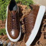 Pantofi Sport Bărbați PSB 1 Croco - maro