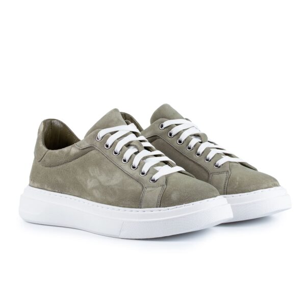 Pantofi Sport Bărbați PSB 1 Velur - mesteacan