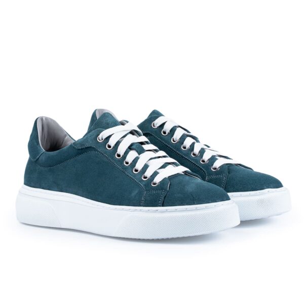 Pantofi Sport Bărbați PSB 1 Velur - turcoaz