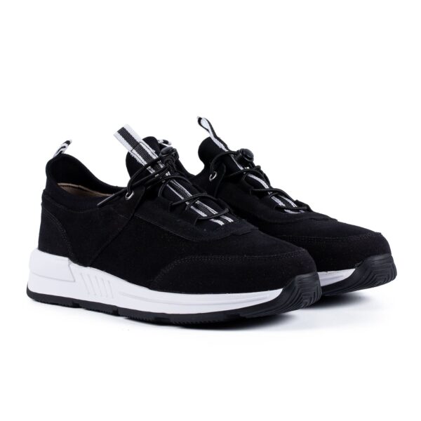 Pantofi Sport Bărbați PSB 2 Velur - negru