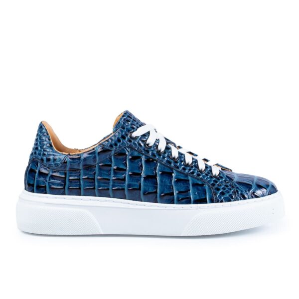 Pantofi Sport Bărbați PSB 1 Croco - albastru
