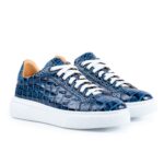 Pantofi Sport Bărbați PSB 1 Croco - albastru